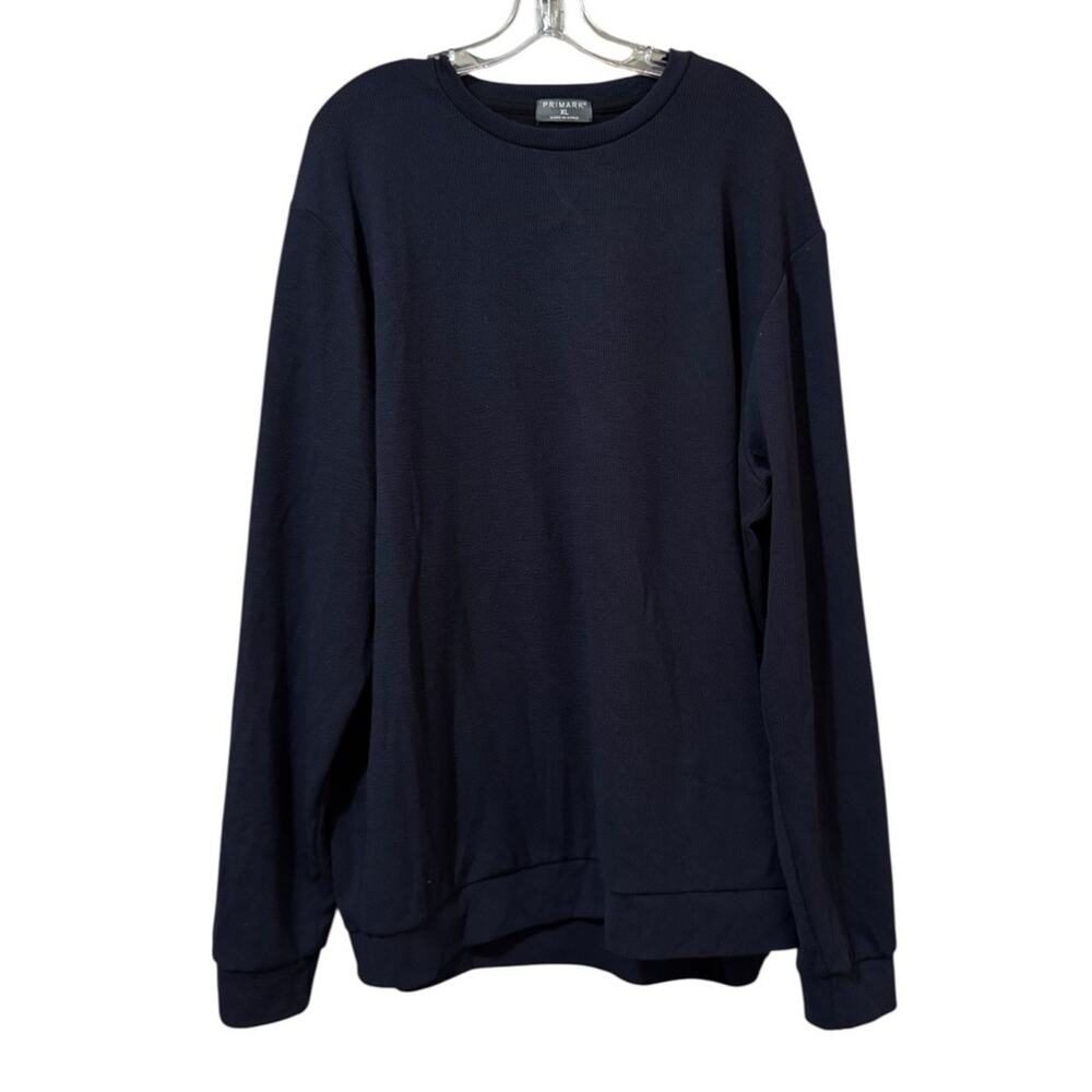 PRIMARK Men Size XL Loungewear Long Sleeve Shirt Knit Athleisure‎ Casual Relaxed